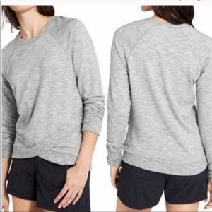Athleta Abyss Criss Cross Long Sleeve Sweatshirt
